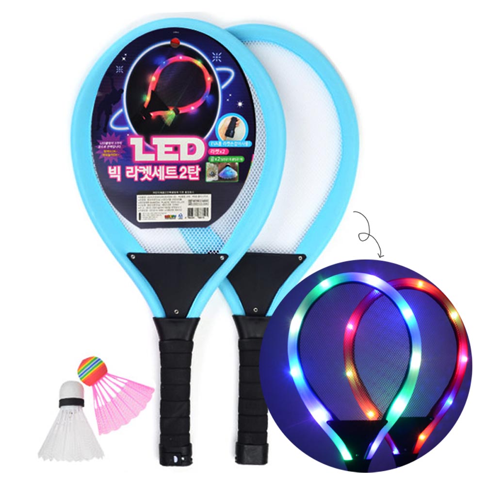 LED 빅라켓 세트(2탄) 1p 불빛 대형 라켓
